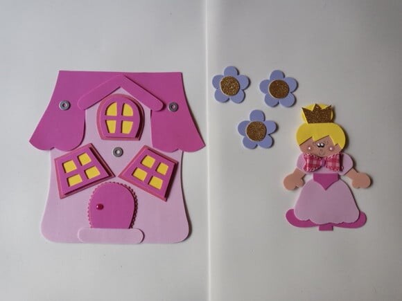 Sacola cenário fui morar numa casinha