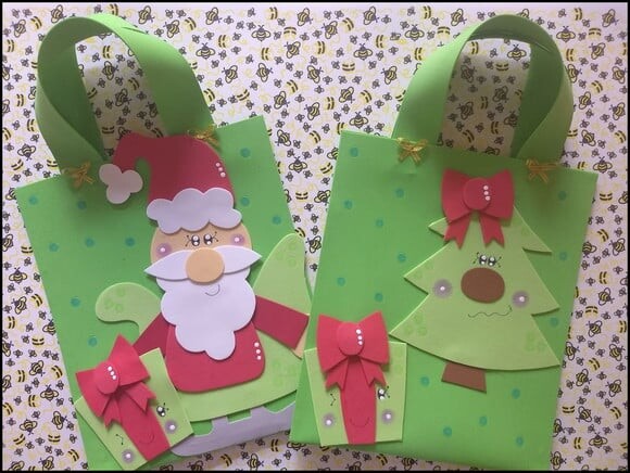 Sacolinha porta doces natalinas