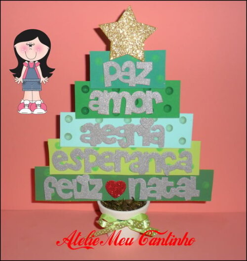 Árvore frases de natal