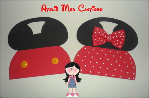 Bolsinha mickey/minnie