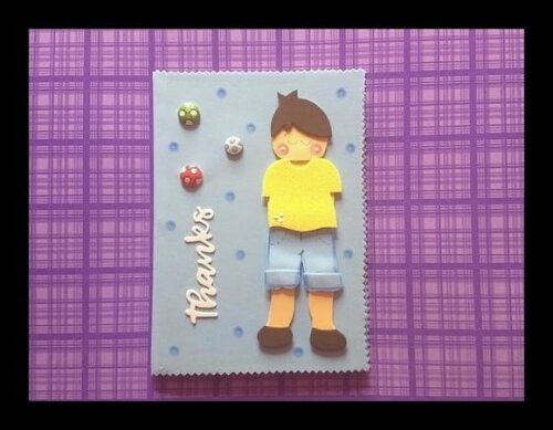 Caderno pequeno menino