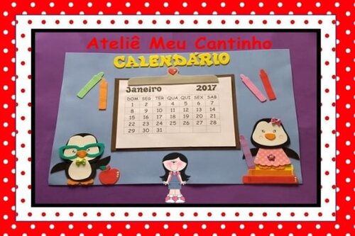 Calendário Pinguins