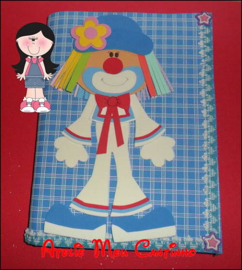 Capa de caderno personagens