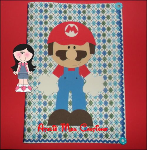 Capas de caderno personagens