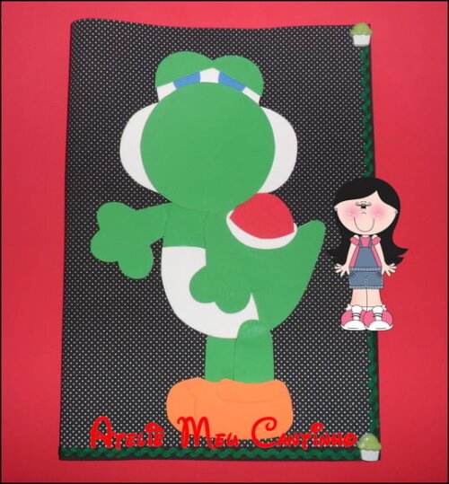 Capas de caderno personagens