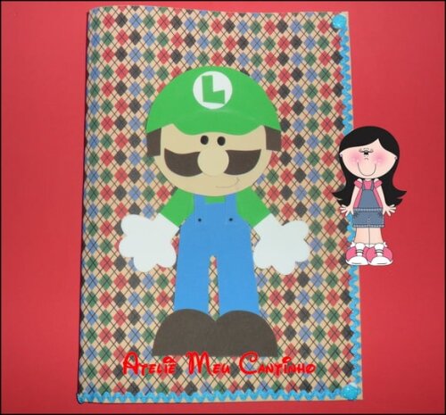 Capas de caderno personagens