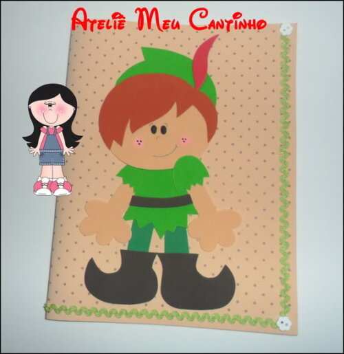 Capas de caderno personagens