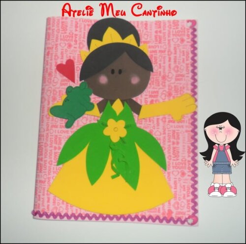 Capas de caderno personagens
