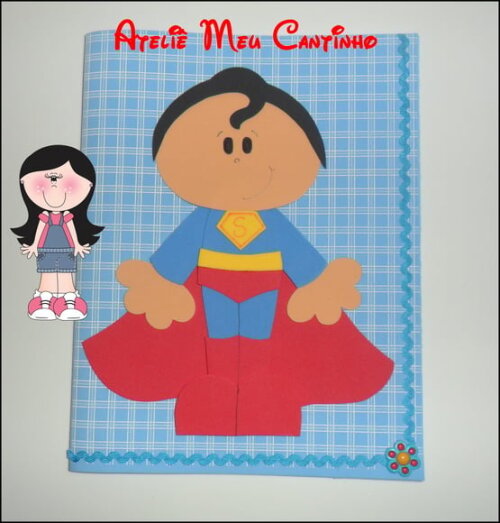 Capas de caderno personagens