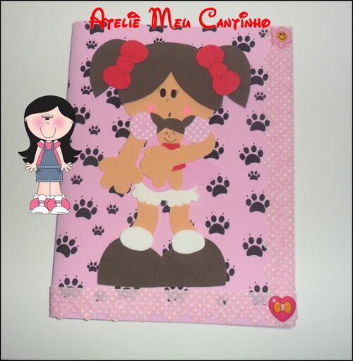 Capas de caderno personagens