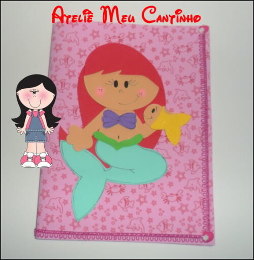 Capas de caderno personagens