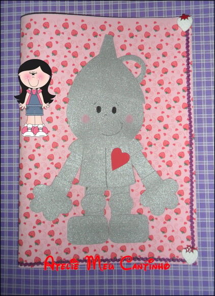 Capas de caderno personagens