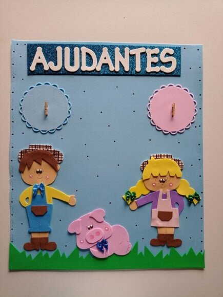 Cartaz Ajudantes do Dia Sítio do Seu Lobato