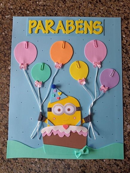Cartaz Aniversariante Minions