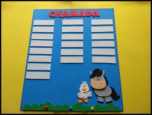 Cartaz chamadinha tema fazendinha