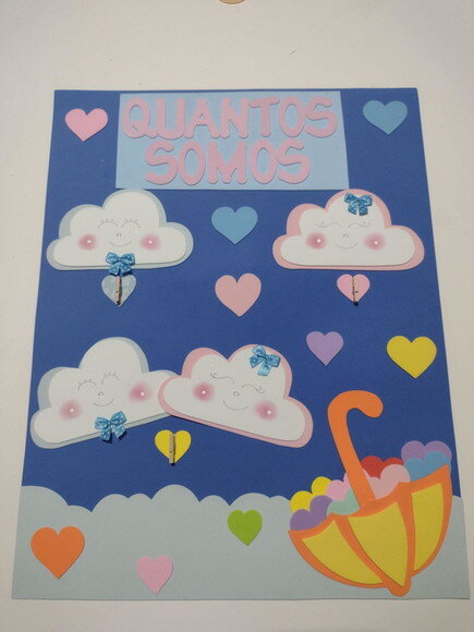 Cartaz quantos somos chuva de amor