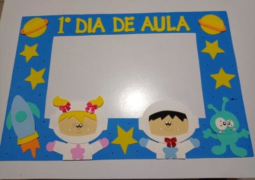Cartaz para Foto Primeiro Dia de Aula
