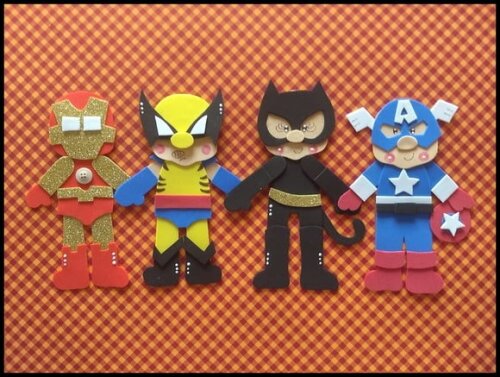 Combo apliques super heróis/vingadores