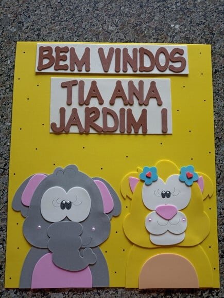 Decoração Sala de Aula Bichinhos Vão a Escola com 8cartazes