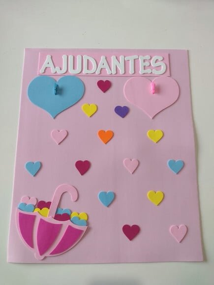 Decoração Sala de Aula Chuva de Amor