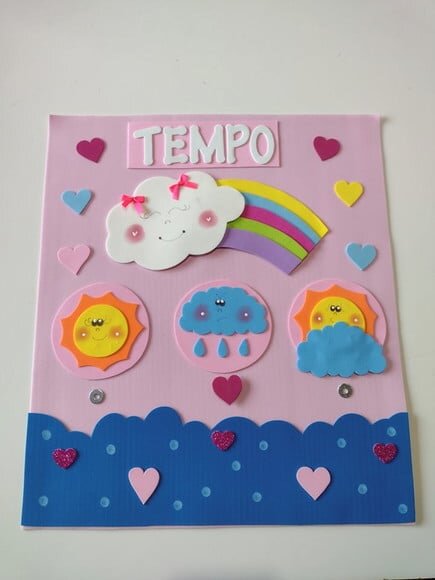 Decoração Sala de Aula Chuva de Amor