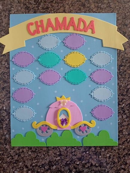 Decoração Sala de Aula Princesa e Príncipe com 6 Cartazes