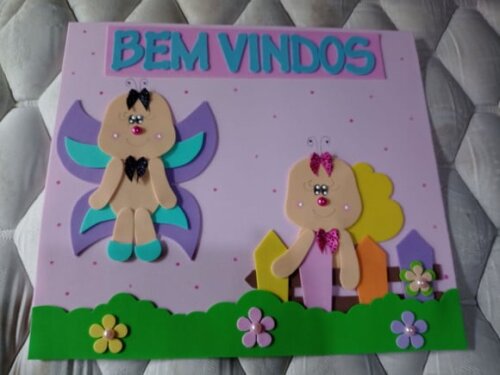 Decoração Sala de Aula Tema Borboletas com 8 Cartazes