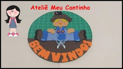 Guirlanda junina espantalho
