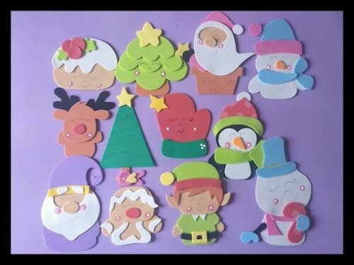 KIt apliques de natal