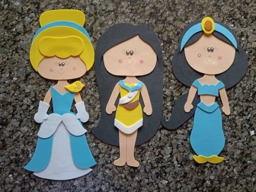 Kit com 11 Princesas de 35 cm Cada para Decoração