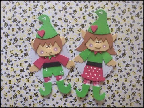 Kit de apliques de natal fofinhos