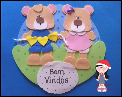 Kit de cartaz escolares tema ursinhos