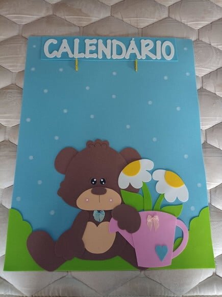 Kit Decoração Sala de Aula Ursinhos com 8 Cartazes