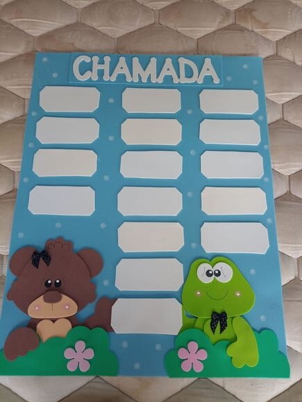 Kit Decoração Sala de Aula Ursinhos com 8 Cartazes