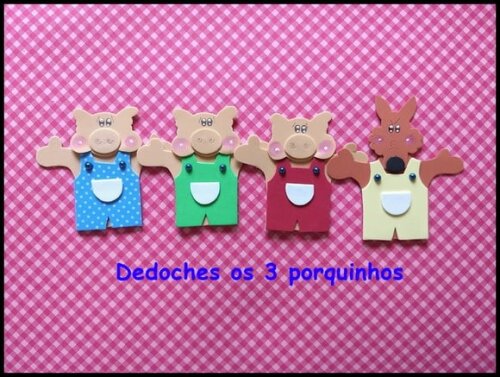Kit Dedoches com 6 Histórias