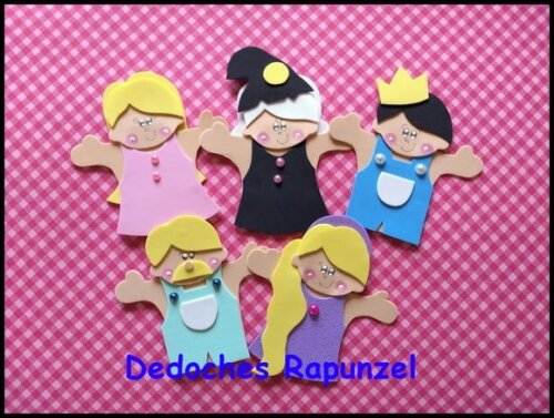 Kit dedoches rapunzel