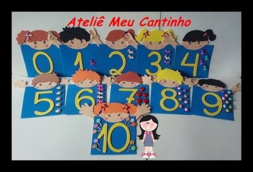 Kit Escolar Completo com Alfabeto e Numerais