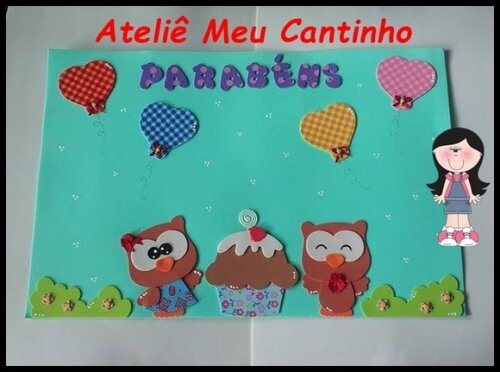 Kit Promocional Sala de Aula Corujinhas