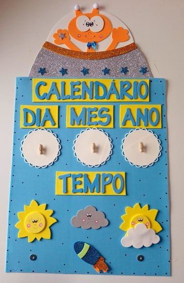 Kit Sala de Aula Astronauta com 5 Cartazes
