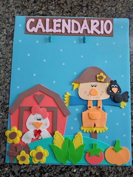 Kit Sala de Aula Fazendinha com 8 Cartazes