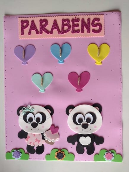 Kit Sala de Aula Pandas ( Pandinhas)
