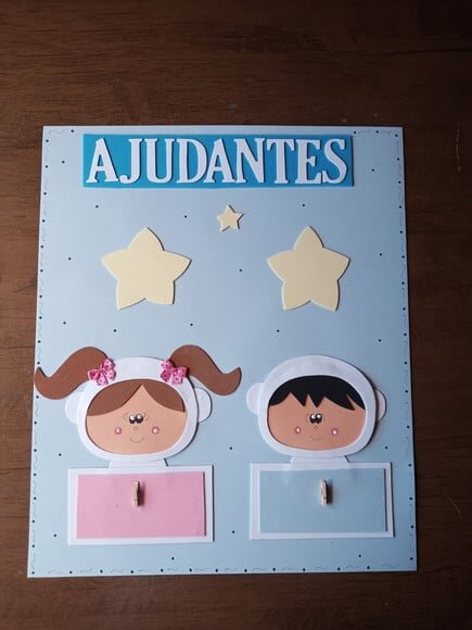 Kit Sala de Aula Tema Astronautas