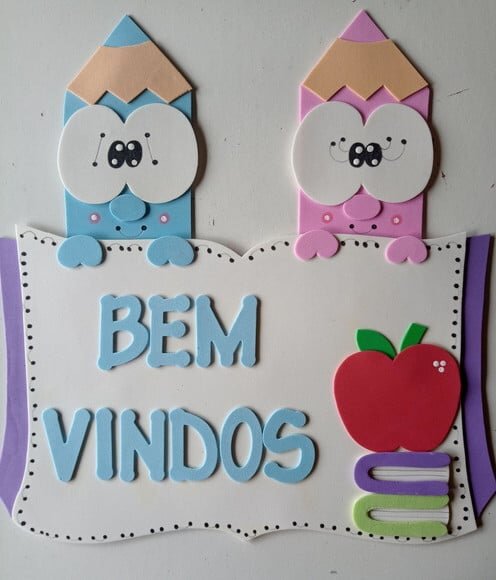 Kit Sala de Aula Tema Materiais Escolares