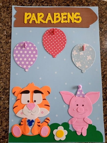 Kit Sala de Aula Ursinho Pooh com 8 Cartazes