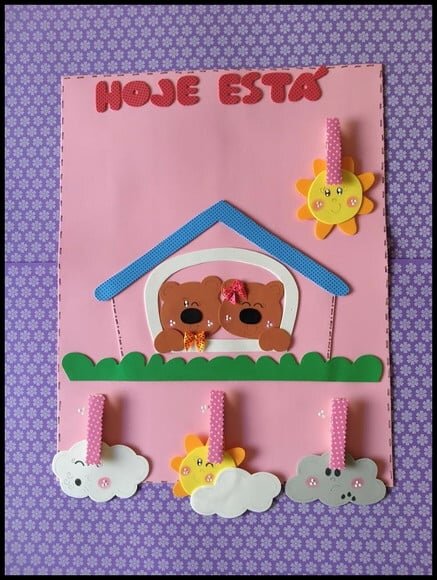 Kit Sala de Aula Tema Ursinhos Modelo 3