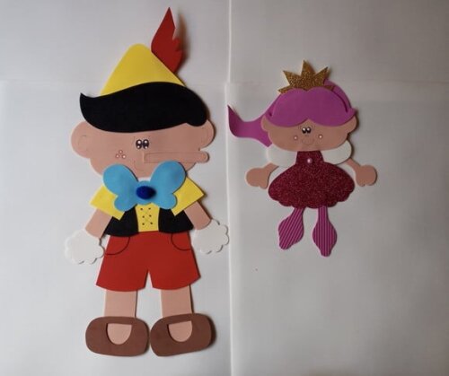 Painel 50 cm pinóquio