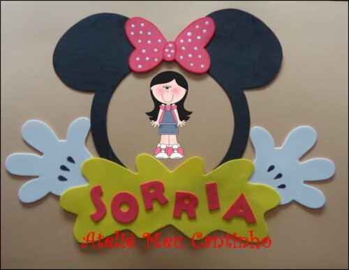 Painel para fotos minnie