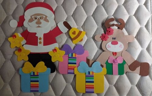 Painel Noel e Rena