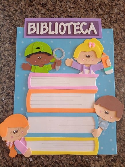 Placa de Porta Biblioteca