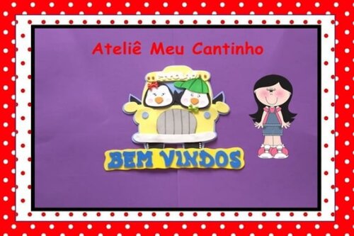 Placa de porta pinguins